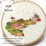 Road of love embroidery