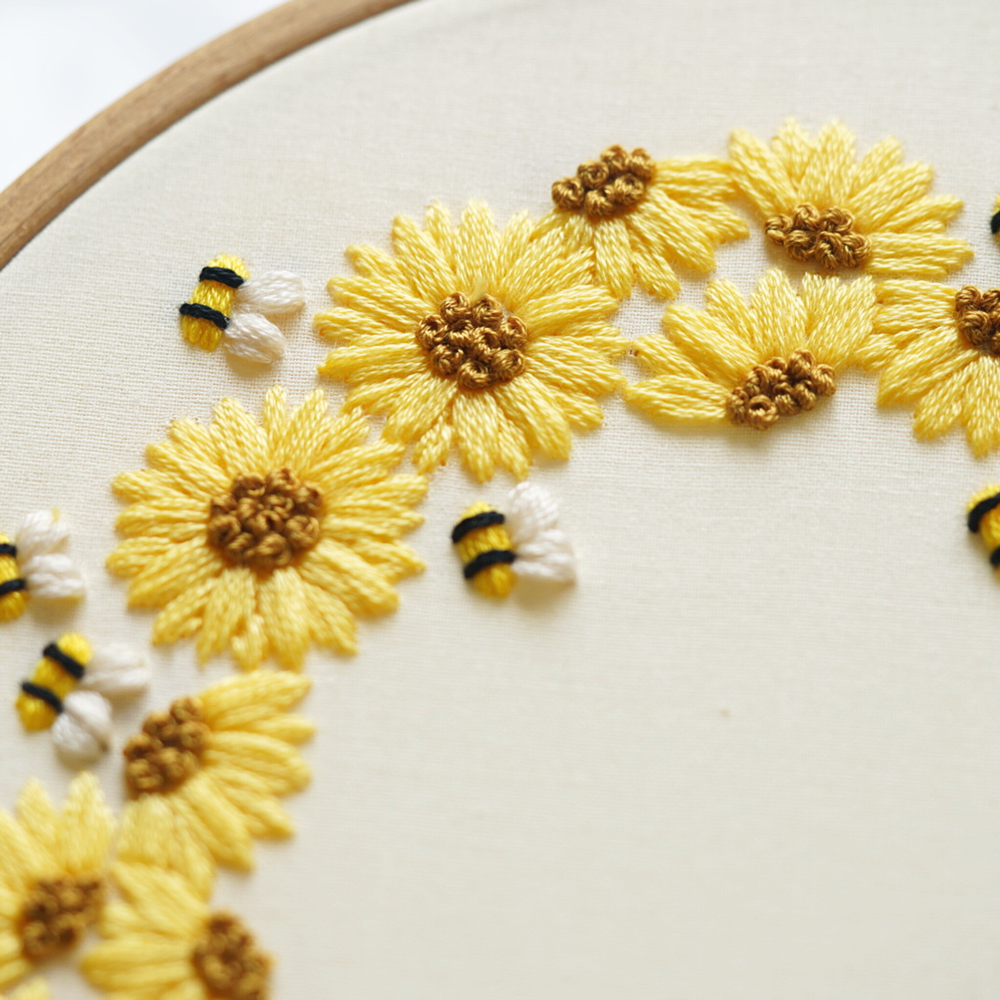Sunflower wreath