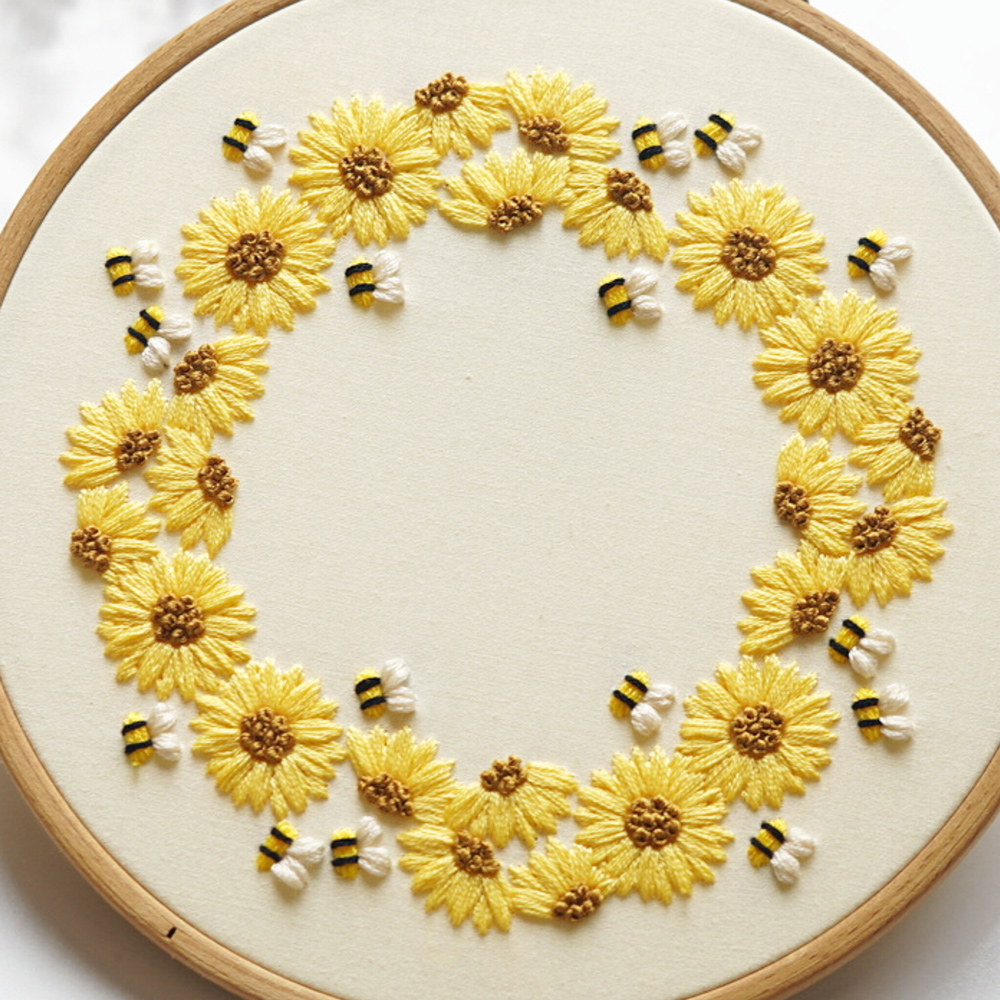 Sunflower wreath