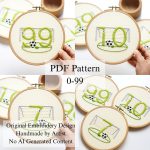Numbers-Football 0-99 embroidery