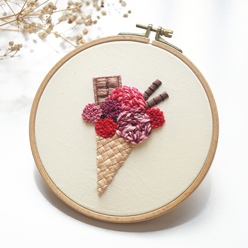 Raspberry ice cream