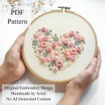 Garden of love embroidery