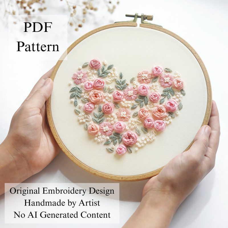 Garden of love embroidery