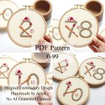 Numbers-Football 0-99-embroidery