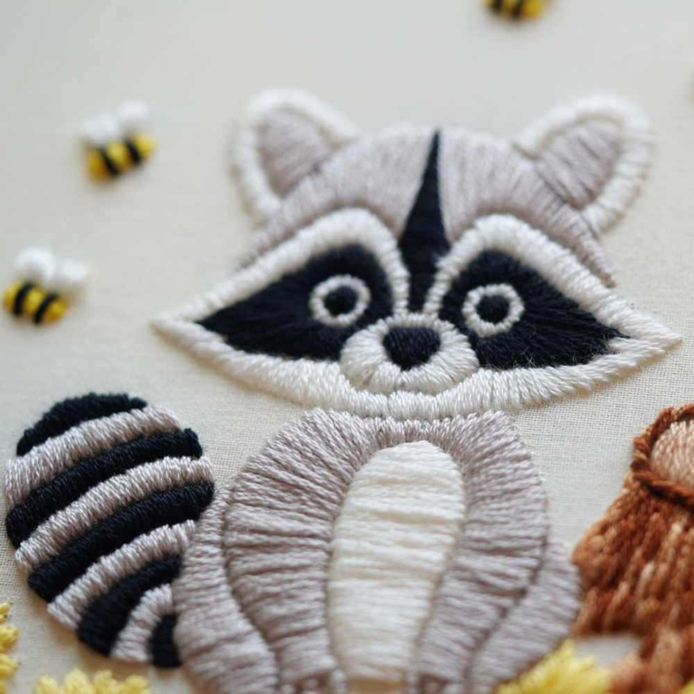 Raccoon in the jungle