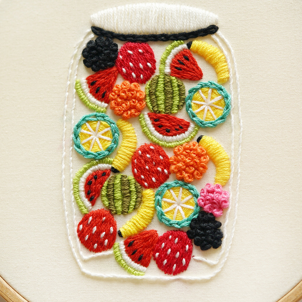 Fruity candy jar